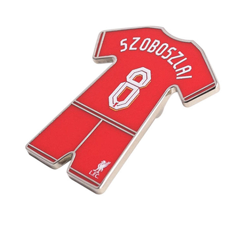 LFC Dominik Szoboszlai 2024/25 ชุดพวงกุญแจและเข็มกลัด