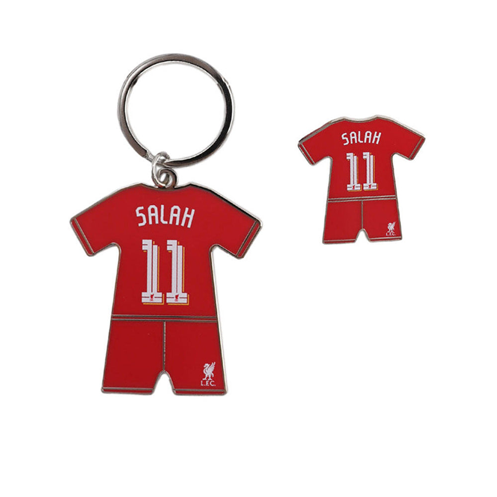 LFC Mo Salah 2024/25 ชุดพวงกุญแจและเข็มกลัด