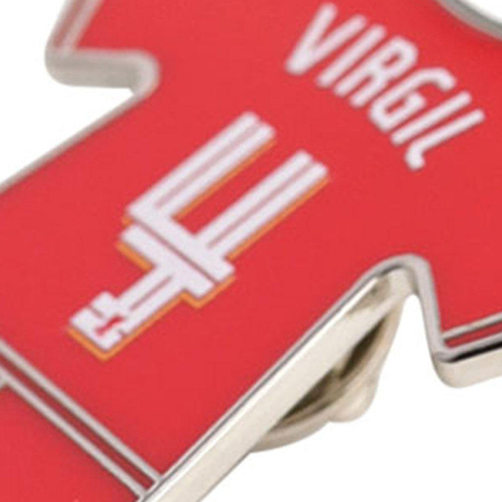 LFC Virgil Van Dijk 2024/25 ชุดพวงกุญแจและเข็มกลัด