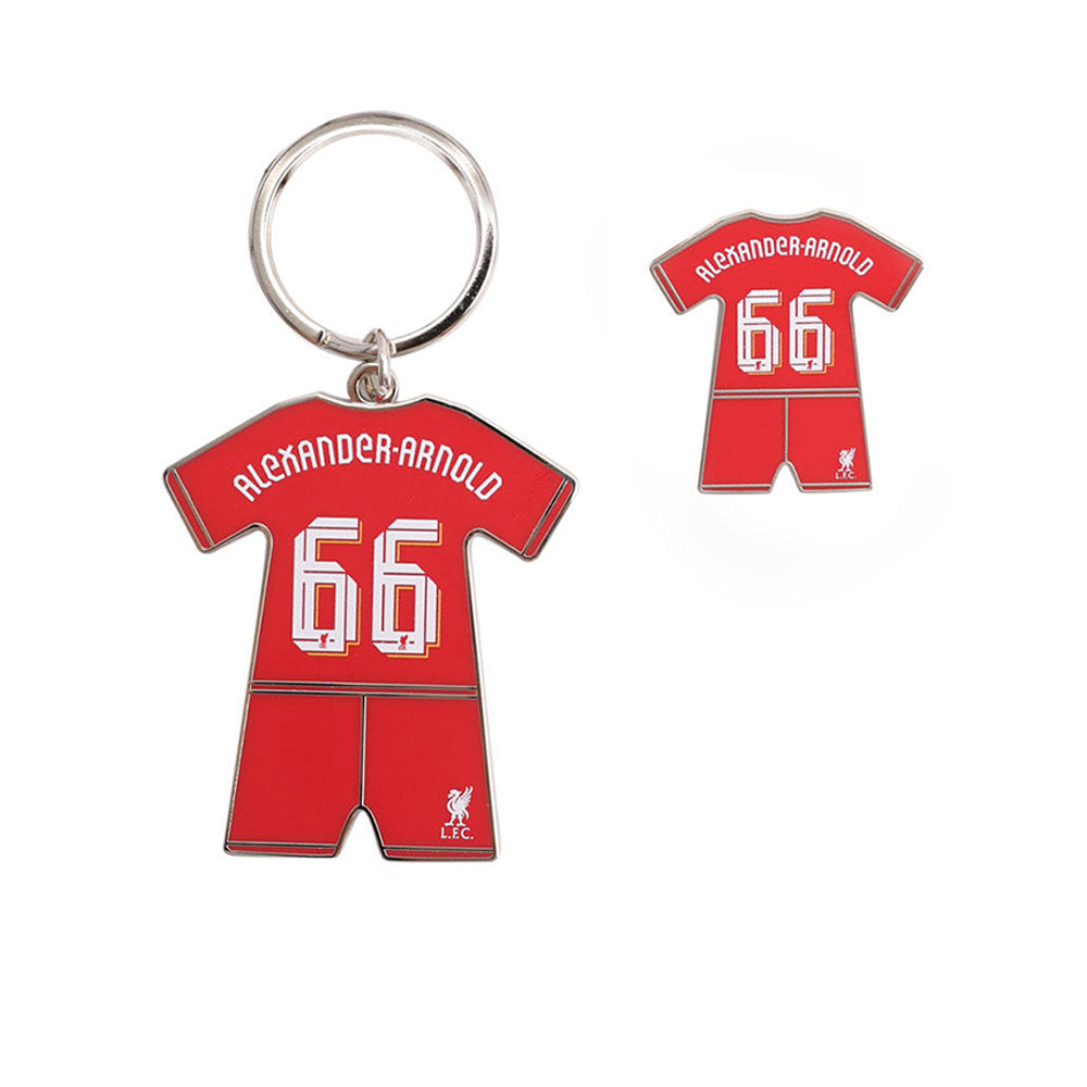 LFC Trent Alexander-Arnold 2024/25 Badge And Keyring Set