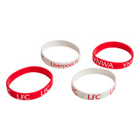 LFC Red And White สายรัดข้อมือ (4 ชิ้น)