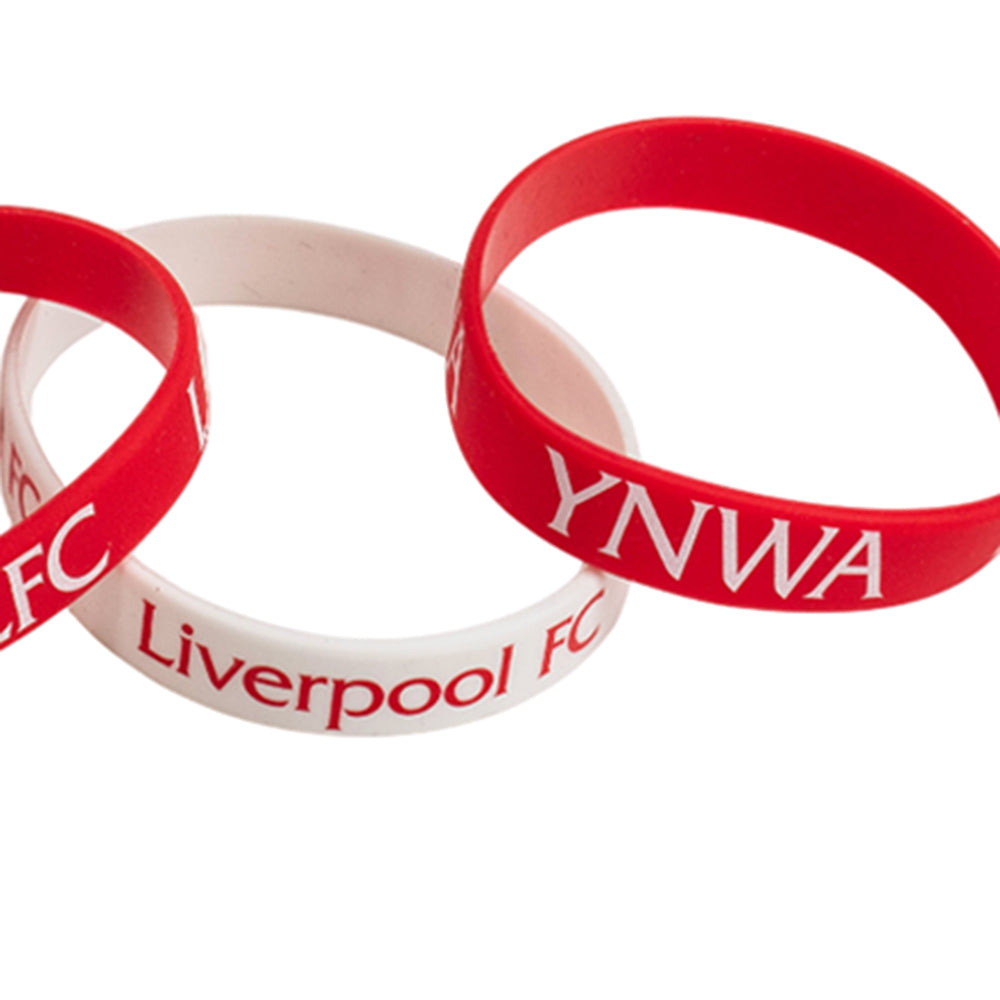 LFC Red And White สายรัดข้อมือ (4 ชิ้น)