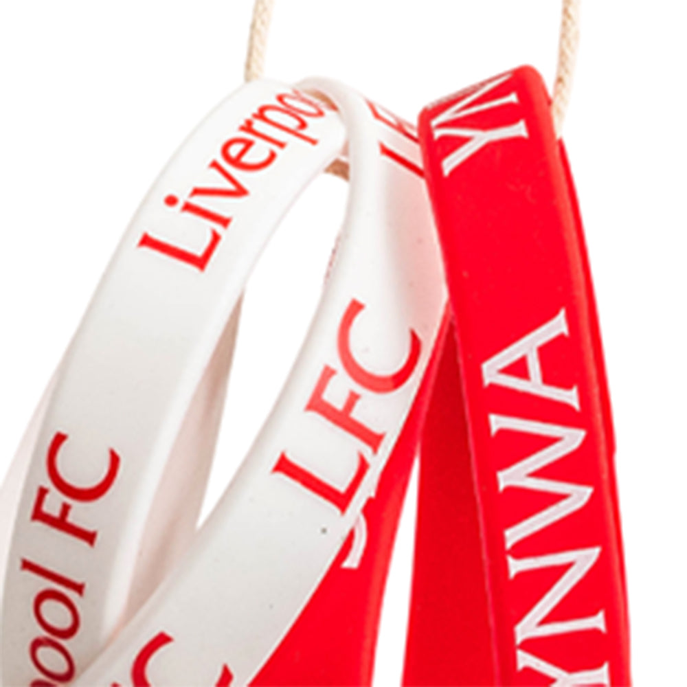 LFC Red And White สายรัดข้อมือ (4 ชิ้น)