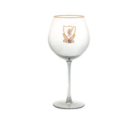 LFC Gold logo Gin Glass