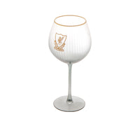 LFC Gold logo Gin Glass