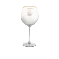 LFC Gold logo Gin Glass