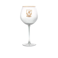 LFC Gold logo Gin Glass