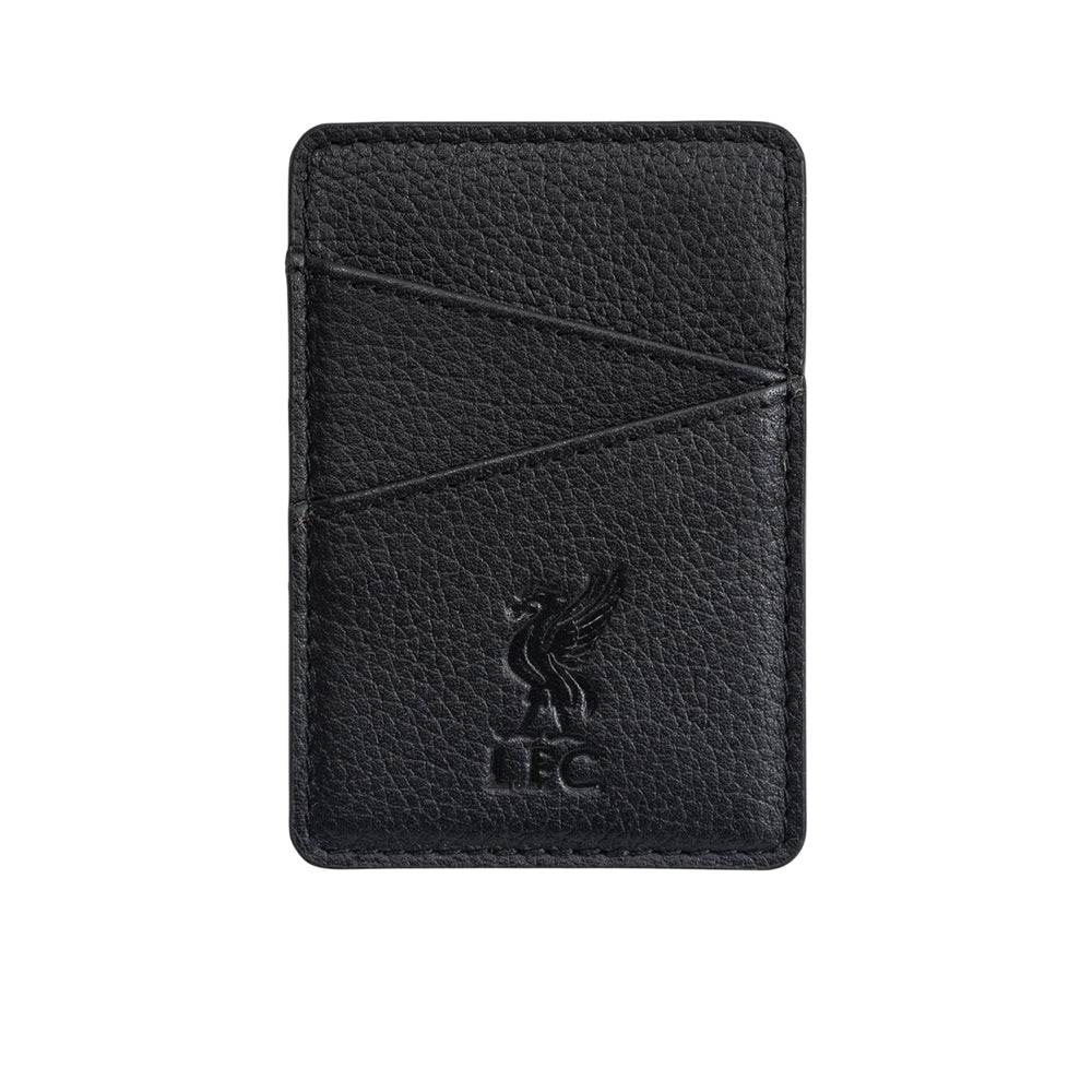 LFC Black Leather ซองใส่บัตรติดหลังโทรศัพท์