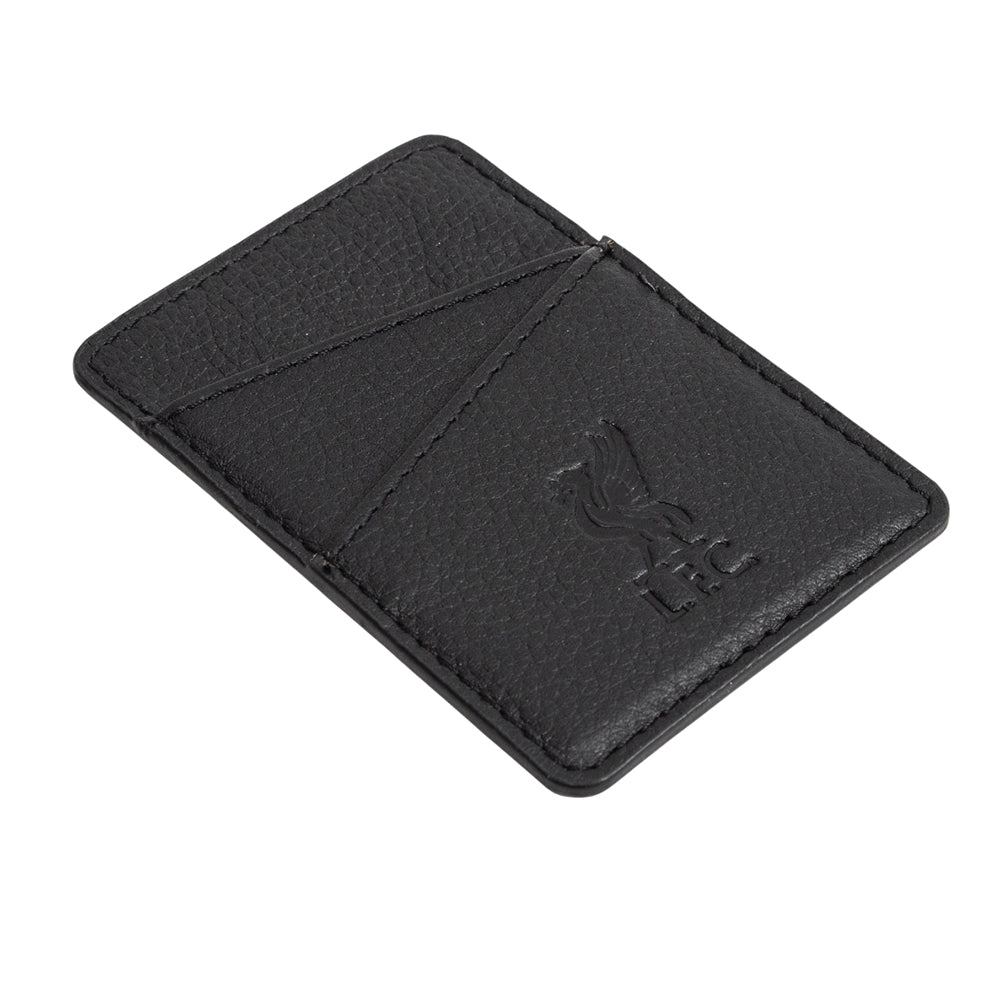 LFC Black Leather ซองใส่บัตรติดหลังโทรศัพท์