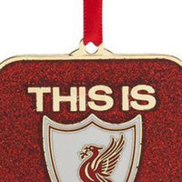LFC TIA & Anfield Road Sign Christmas Decoration (2 Pieces)