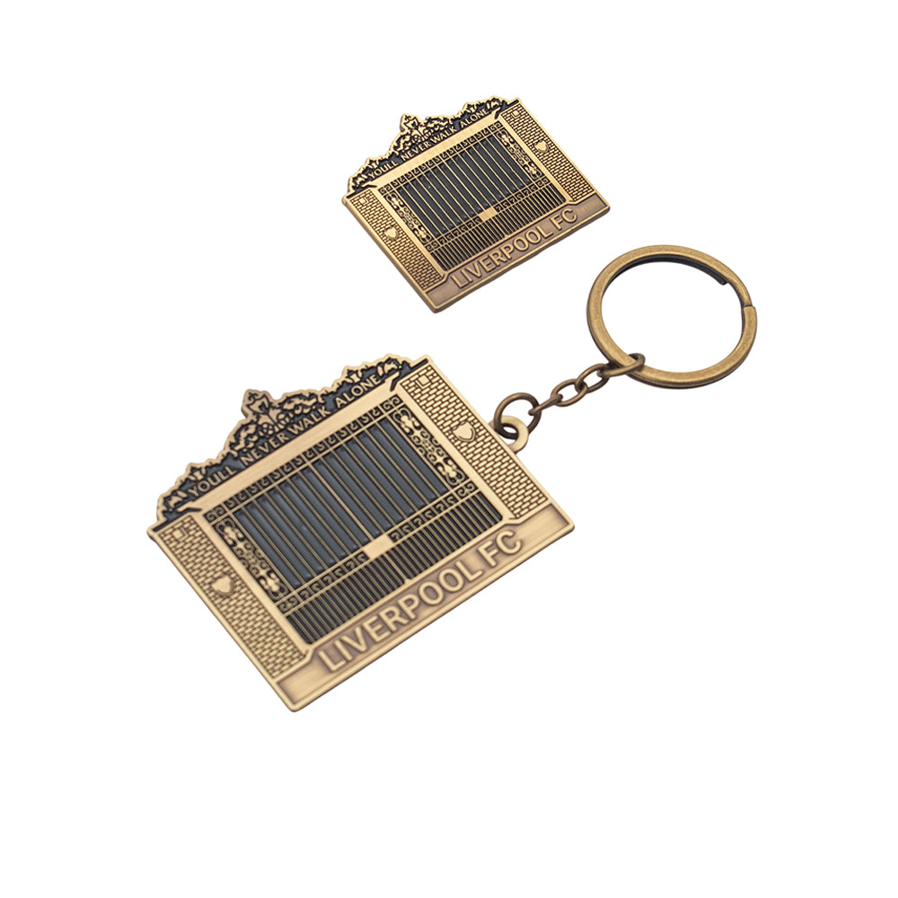 LFC Shankly Badge And Keyring Set