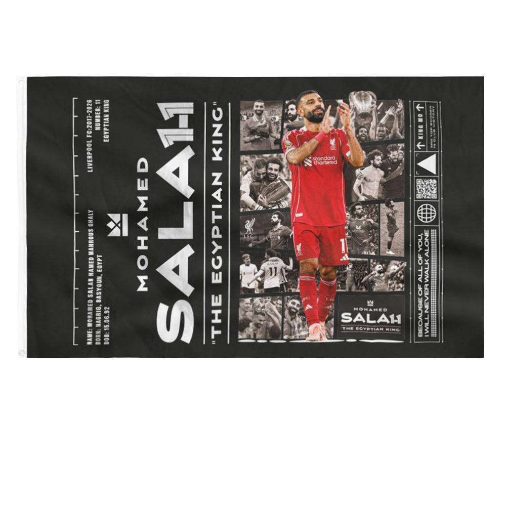 LFC Salah Montage Flag