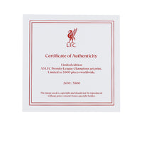 LFC Champions Limited Edition Print
