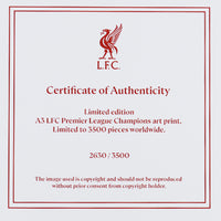 LFC Champions Limited Edition Print