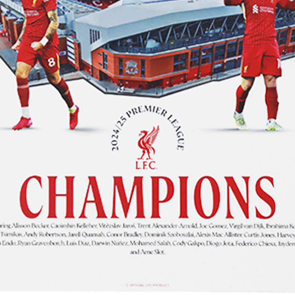 LFC Champions Limited Edition Print