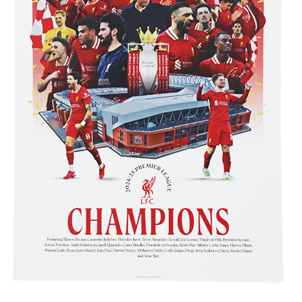 LFC Champions Limited Edition Print