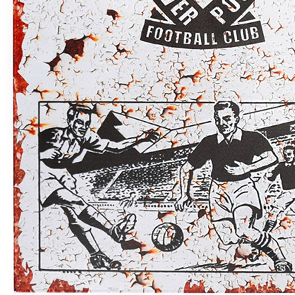 LFC Distressed Vintage Metal Sign