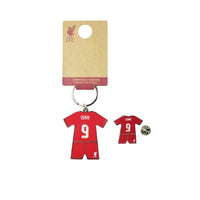 LFC 2025/26 Isak ชุดเข็มกลัดและพวงกุญแจ