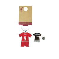 LFC 2025/26 Isak ชุดเข็มกลัดและพวงกุญแจ