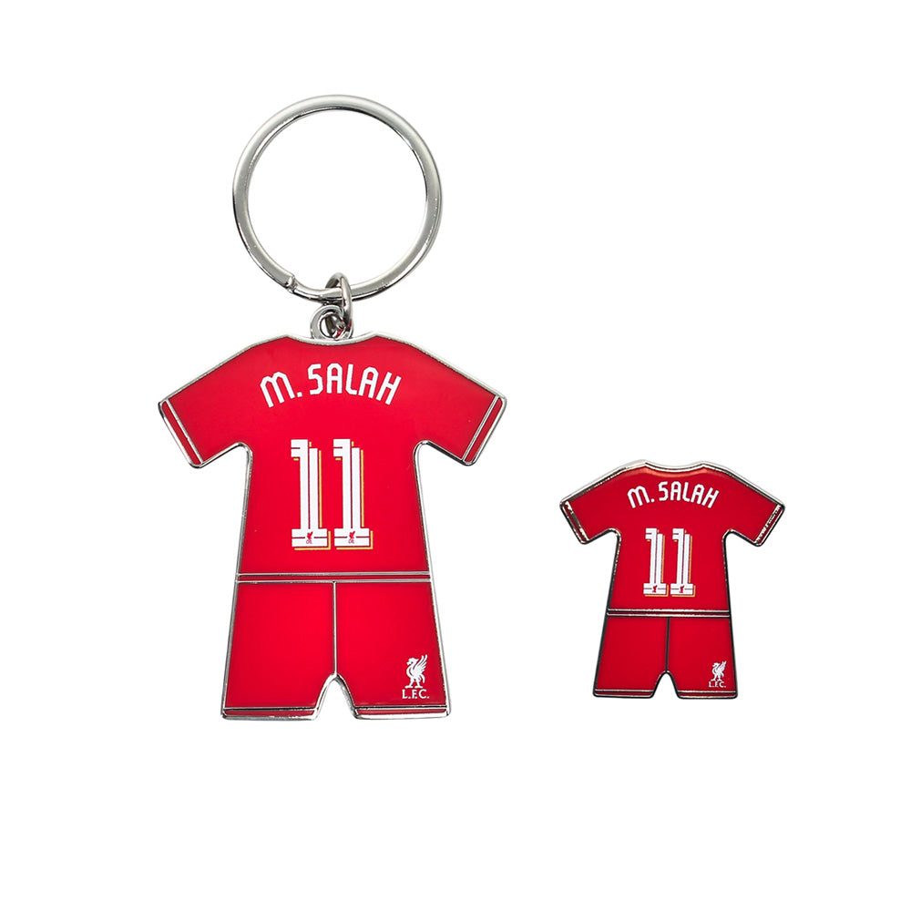 LFC 2025/26 Salah ชุดเข็มกลัดและพวงกุญแจ