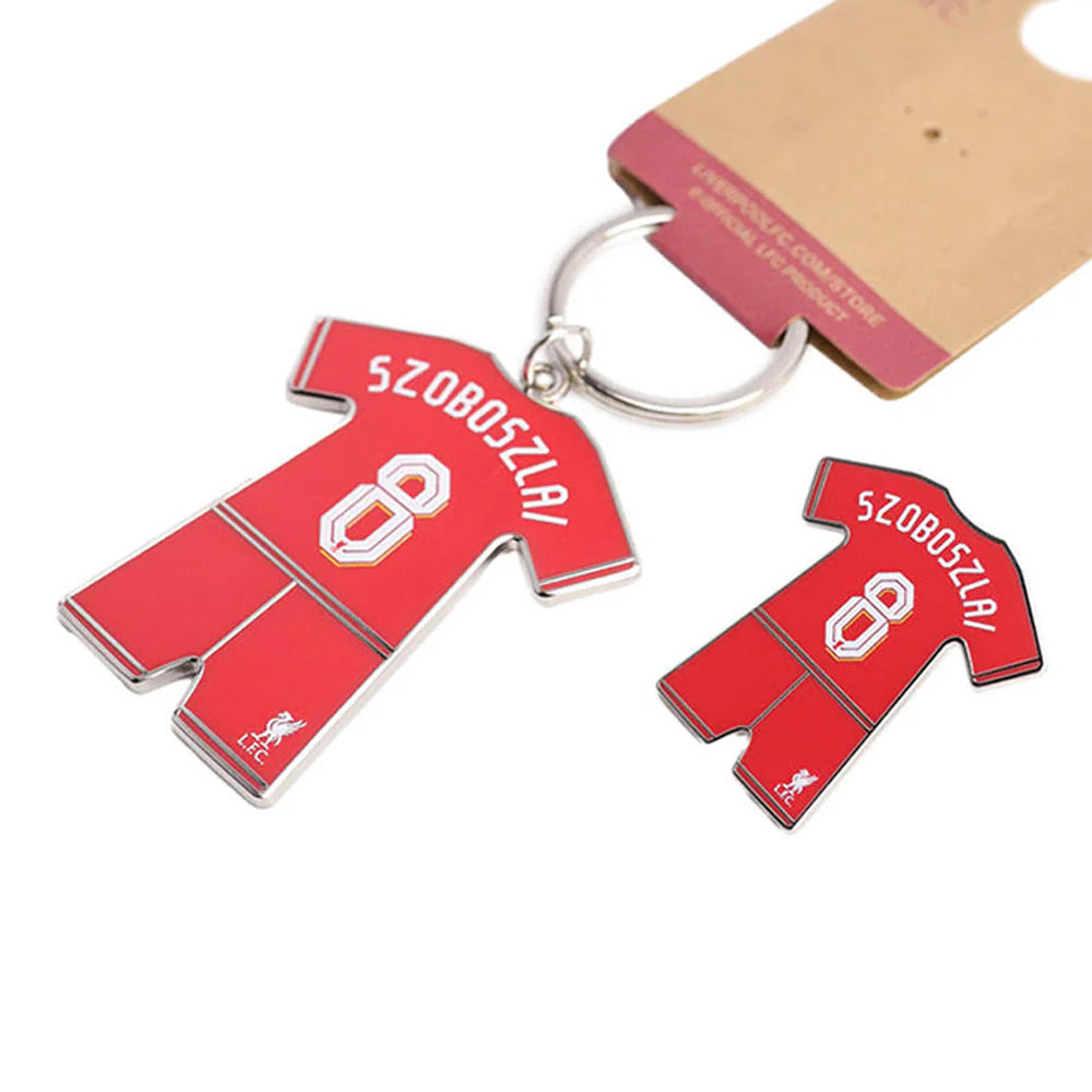 LFC 2025/26 Szoboszlai ชุดเข็มกลัดและพวงกุญแจ