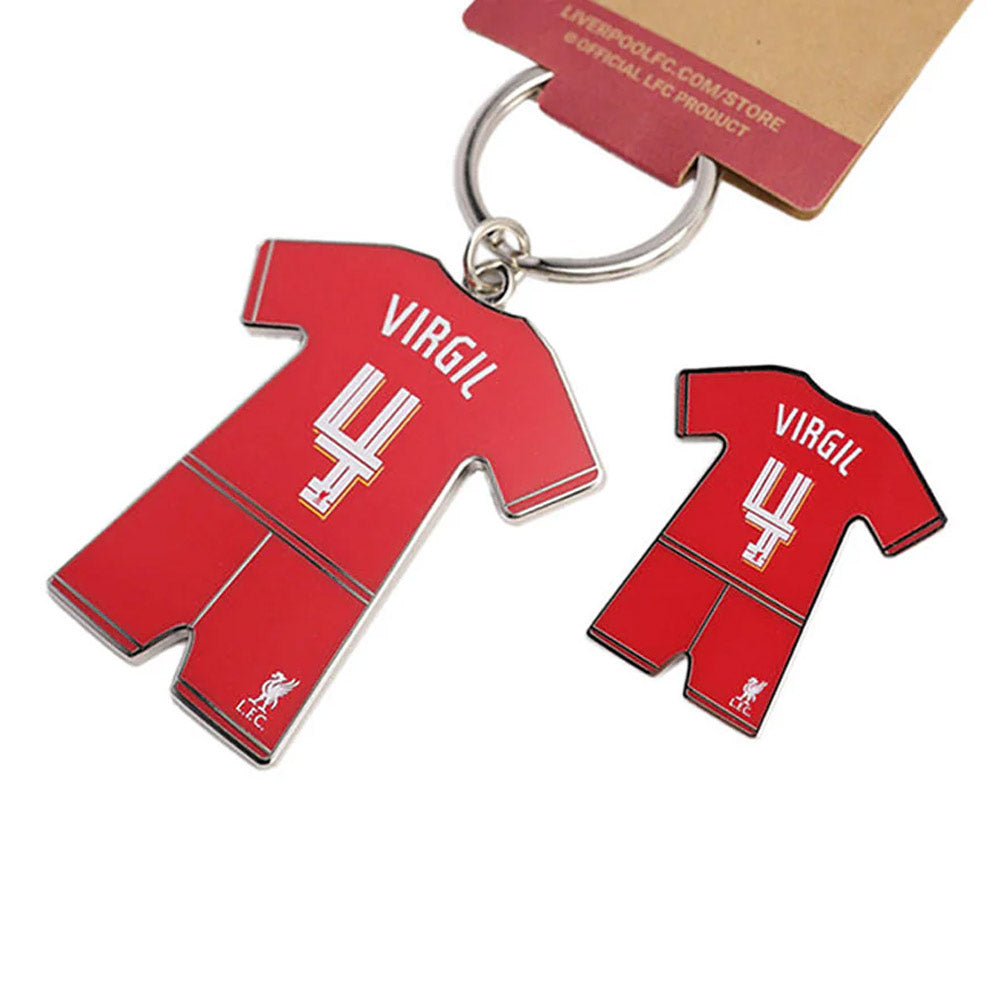 LFC 2025/26 Virgil Badge and keyring Set