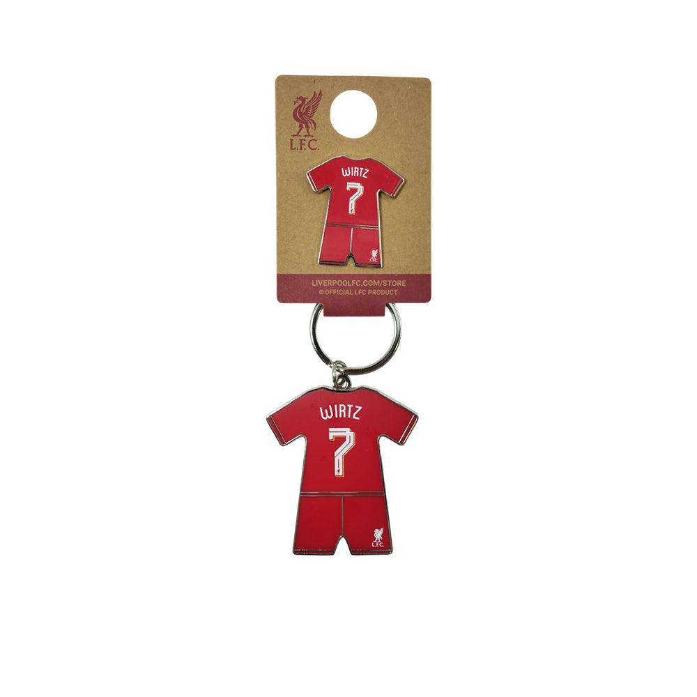LFC 2025/26 Wirtz ชุดเข็มกลัดและพวงกุญแจ