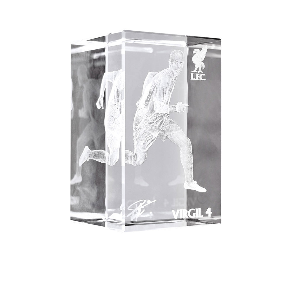LFC Virgil Van Dijk Glass Cube