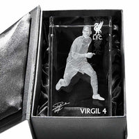 LFC Virgil Van Dijk Glass Cube