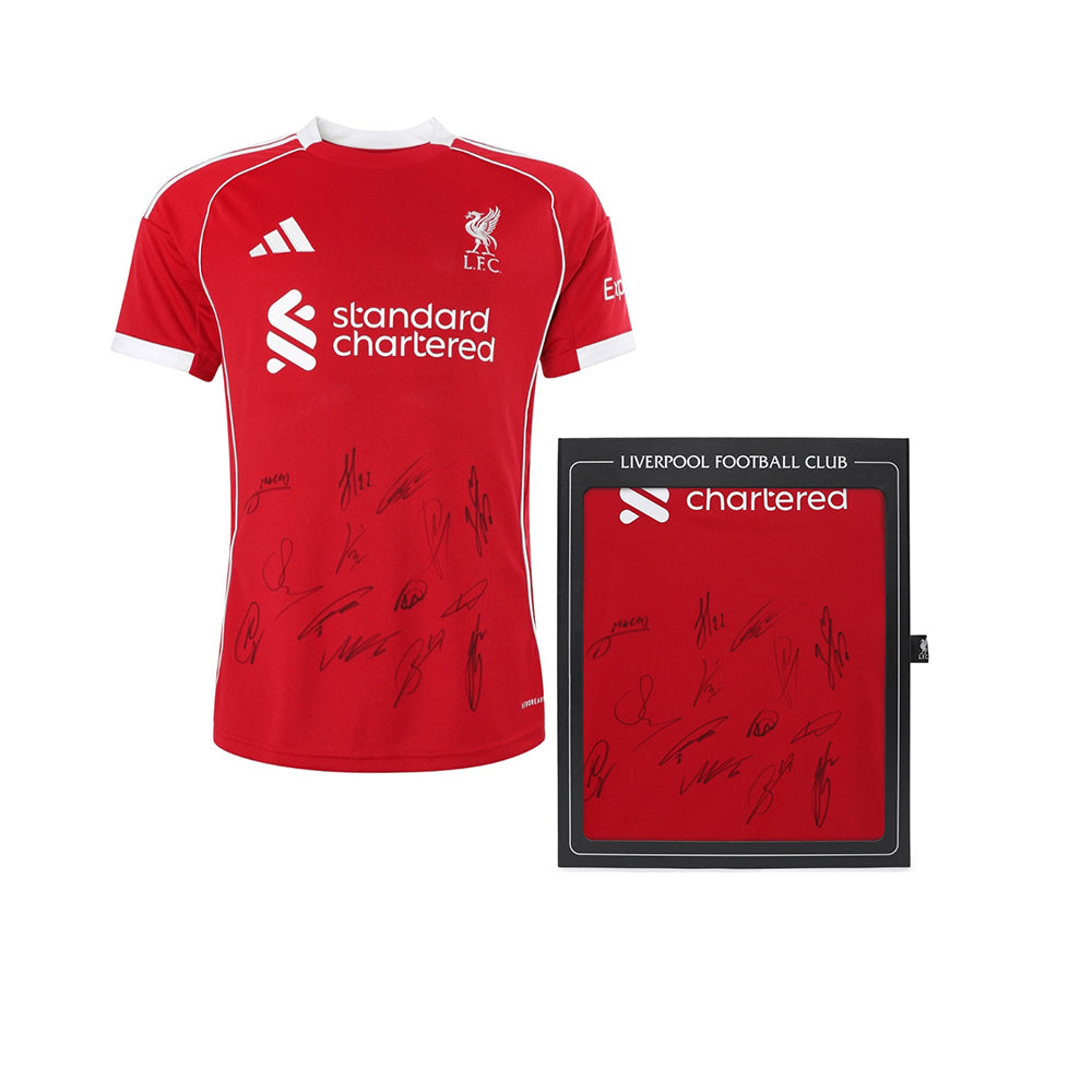 LFC Signed 25/26 Squad Home เสื้อแข่งบรรจุกล่องสะสม