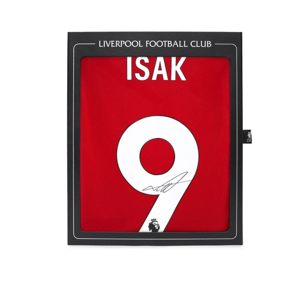 LFC Signed 25/26 Isak เสื้อแข่งบรรจุกล่องสะสม