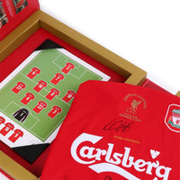 LFC Signed Istanbul 2005 Commemorative Squad เสื้อแข่งบรรจุกล่องสะสม