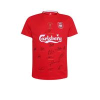 LFC Signed Istanbul 2005 Commemorative Squad เสื้อแข่งบรรจุกล่องสะสม