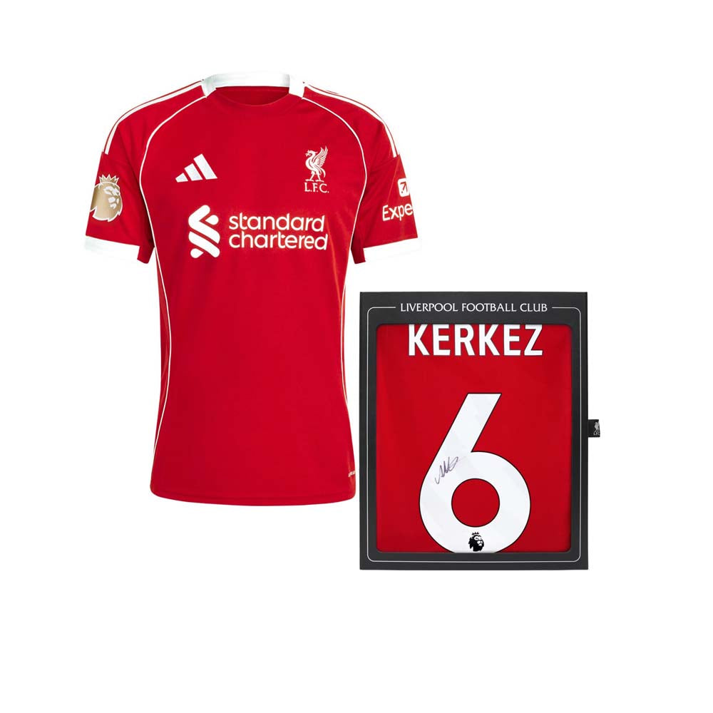 LFC Signed 25/26 Kerkez เสื้อแข่งบรรจุกล่องสะสม