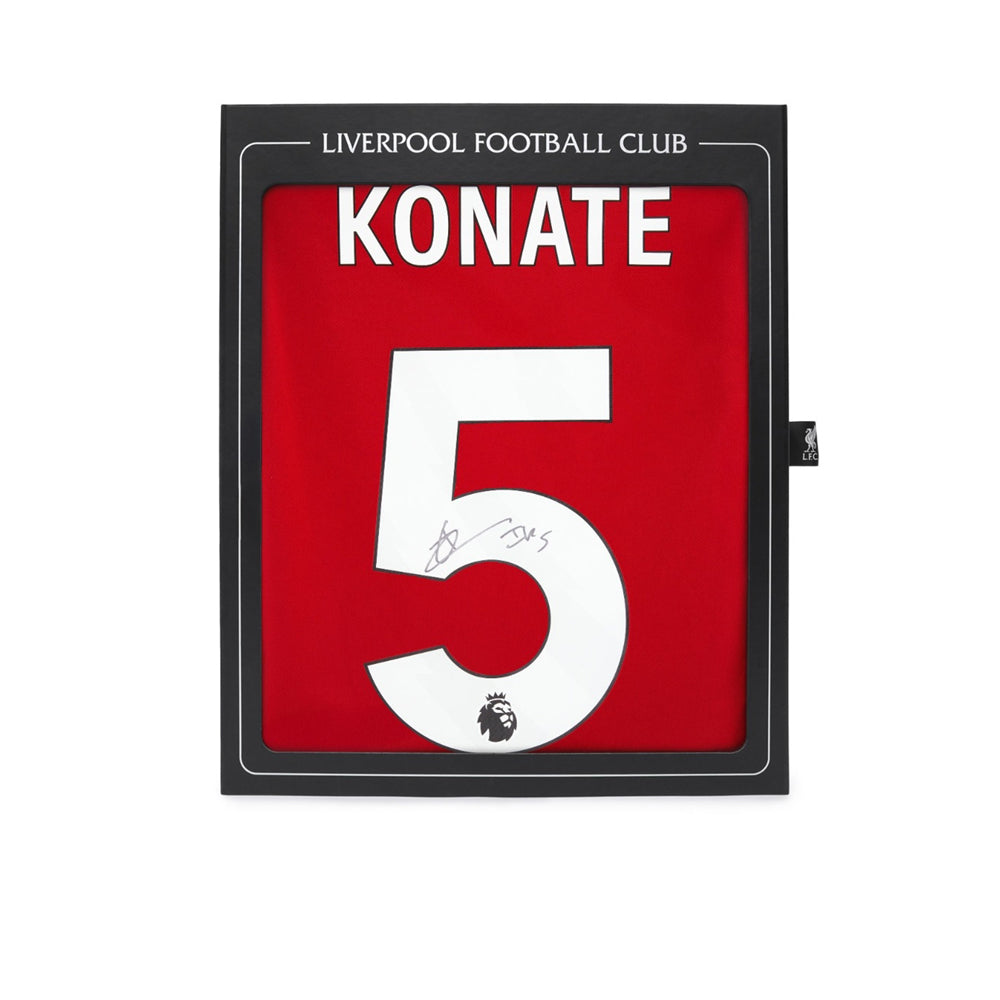 LFC Signed 25/26 Konate เสื้อแข่งบรรจุกล่องสะสม