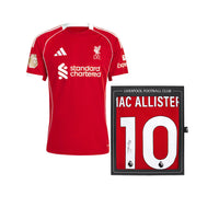 LFC Signed 25/26 Mac Allister เสื้อแข่งบรรจุกล่องสะสม