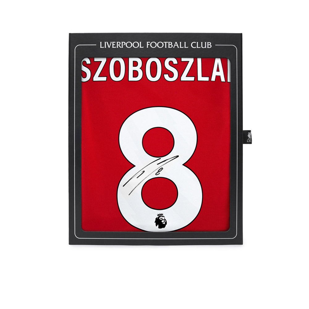 LFC Signed 25/26 Szoboszlai เสื้อแข่งบรรจุกล่องสะสม