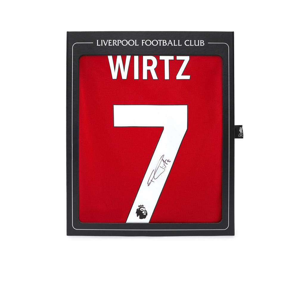 LFC Signed 25/26 Wirtz เสื้อแข่งบรรจุกล่องสะสม