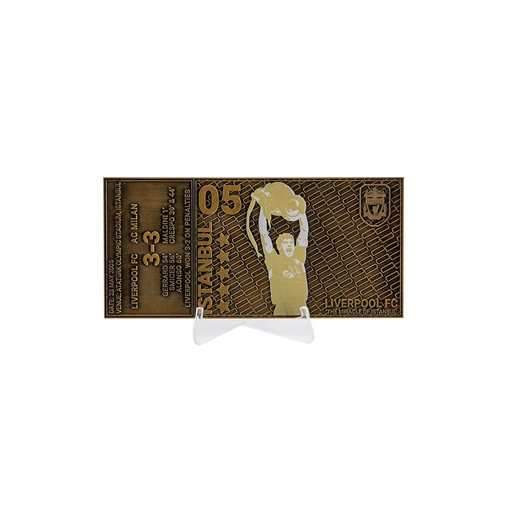 LFC Champions League Final 2005 Collectible Ticket