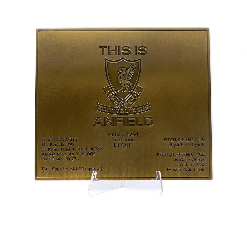 LFC Anfield Blueprint แผ่นป้าย
