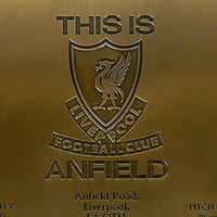 LFC Anfield Blueprint แผ่นป้าย