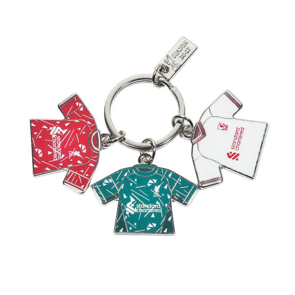 LFC Home, Away & Goalkeeper 2026/27 Keyring
