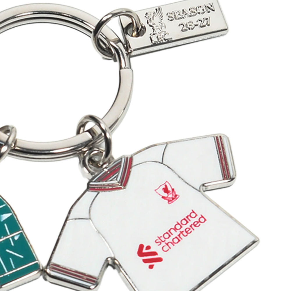 LFC Home, Away & Goalkeeper 2026/27 Keyring