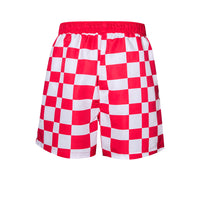 LFC Check กางเกงลำลองขาสั้นผู้ชาย