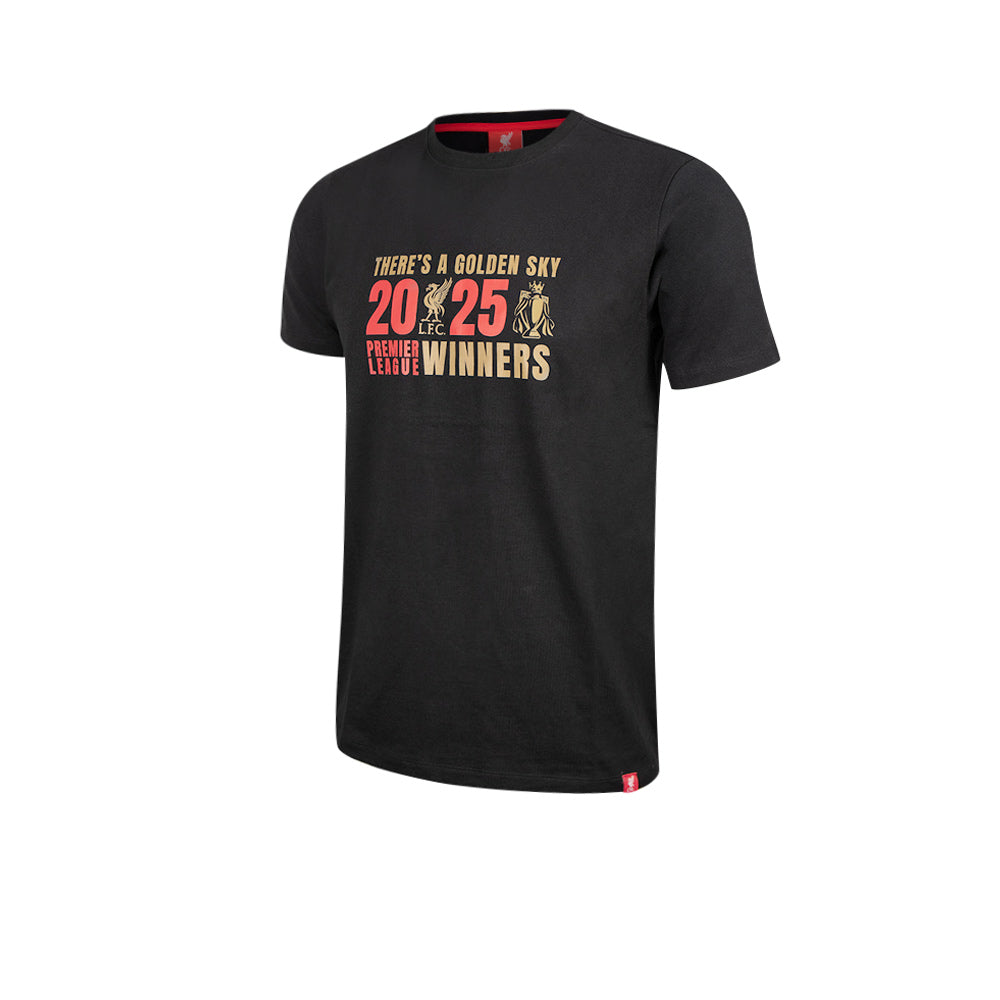 LFC EPL Champions 2024/25 เสื้อยืดฟุตบอลผู้ชาย