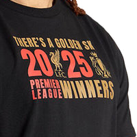 LFC EPL Champions 2024/25 เสื้อยืดฟุตบอลผู้ชาย