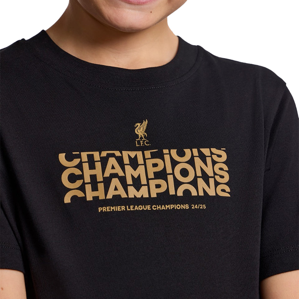 LFC Juniors Champions Text เสื้อยืดเด็ก