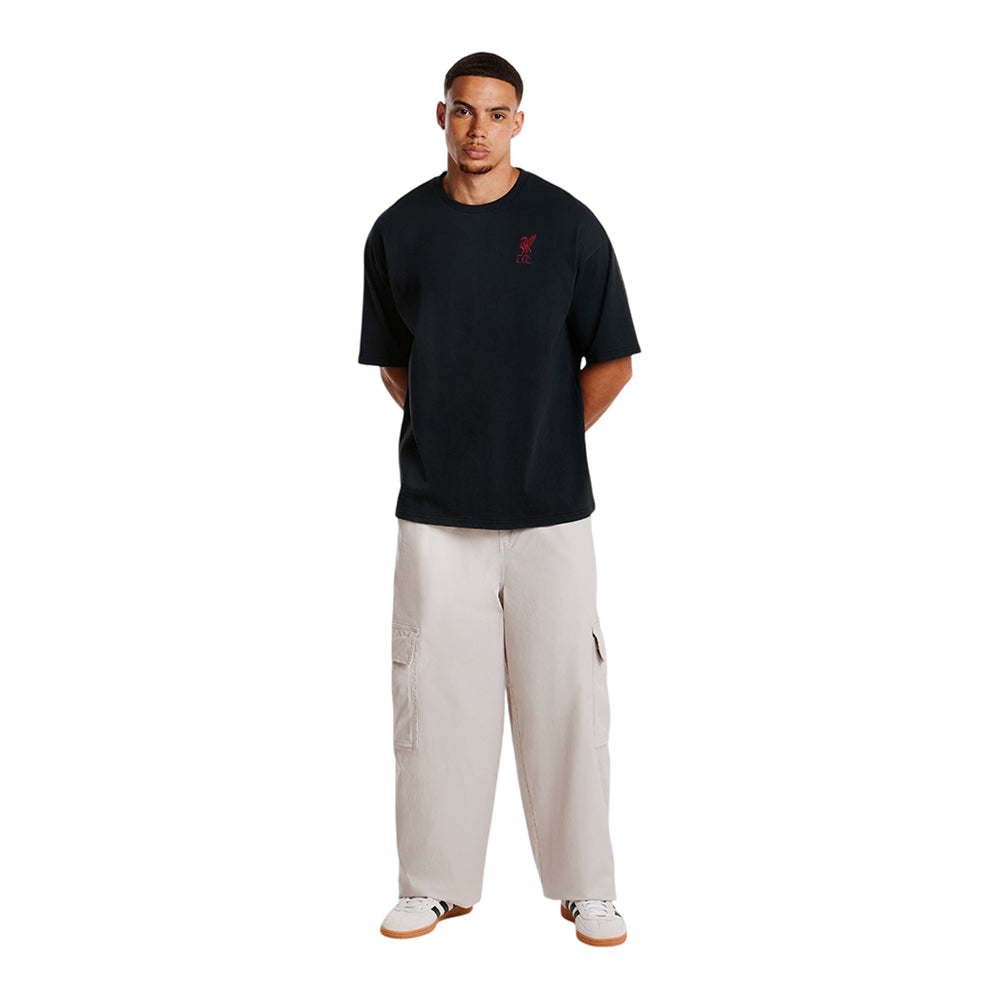 LFC YNWA Back Print Oversized เสื้อยืดผู้ชาย