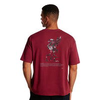LFC YNWA Back Print Oversized เสื้อยืดผู้ชาย