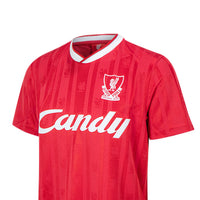 LFC เสื้อแข่งย้อนยุคผู้ชายทีมลิเวอร์พูล ชุดเหย้า ฤดูกาล 1987/89